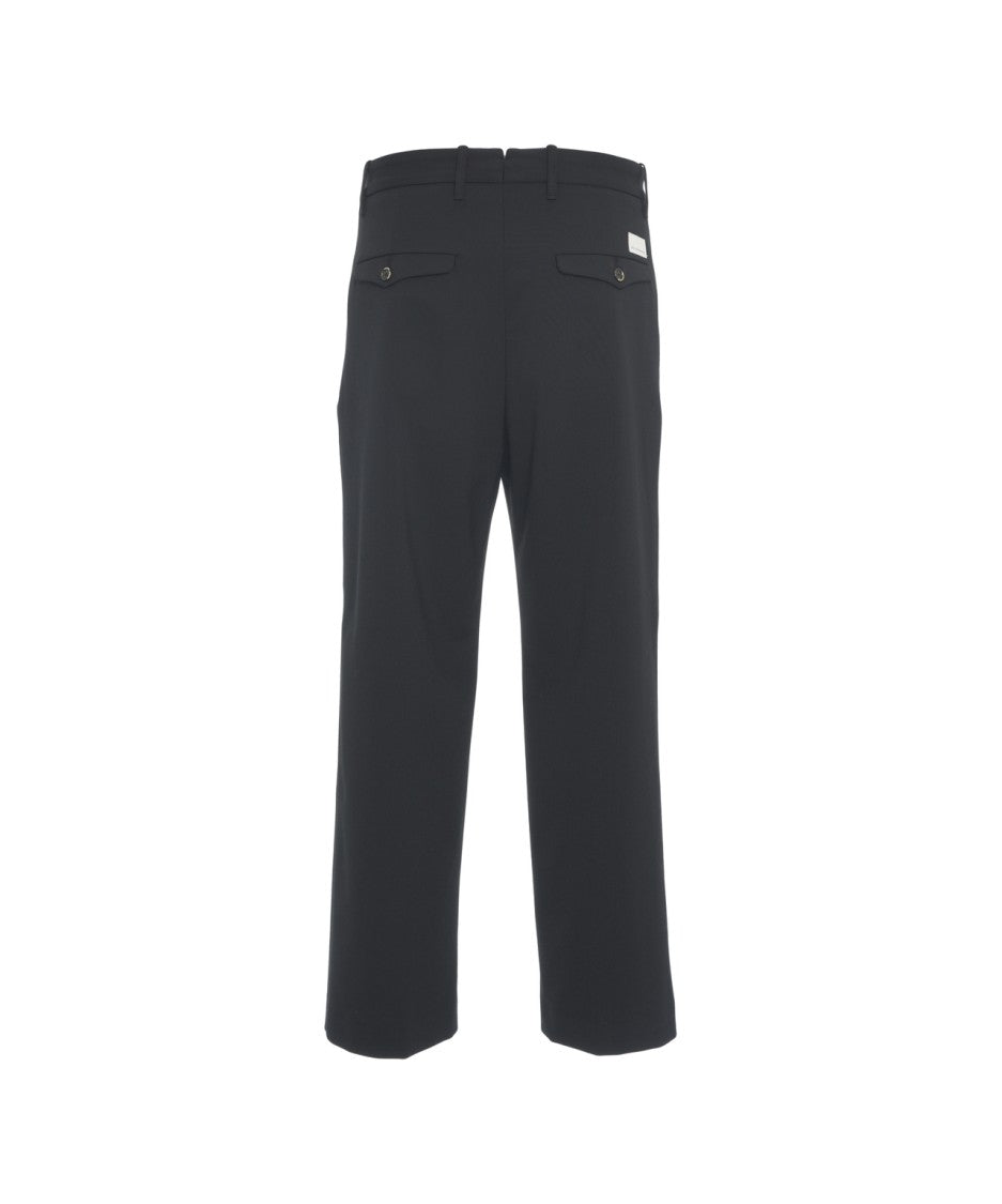 Nine In The Morning Baggy Trousers With Hidden Zip Closure And Minimalist Design