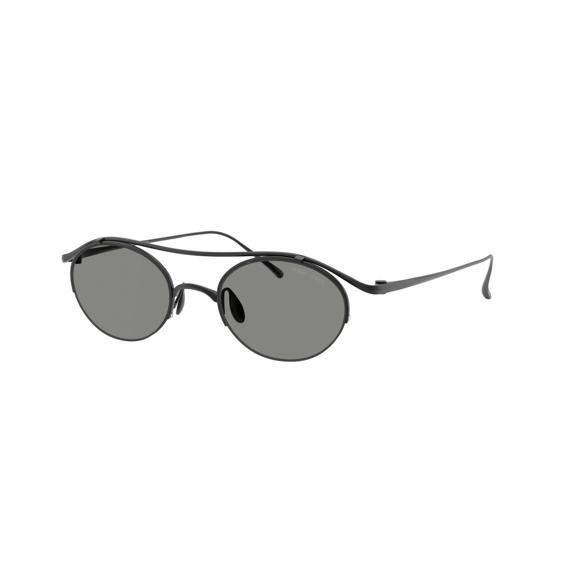 Giorgio Armani 0Ar6172t Titanium Frame Sunglasses With Oval Lenses