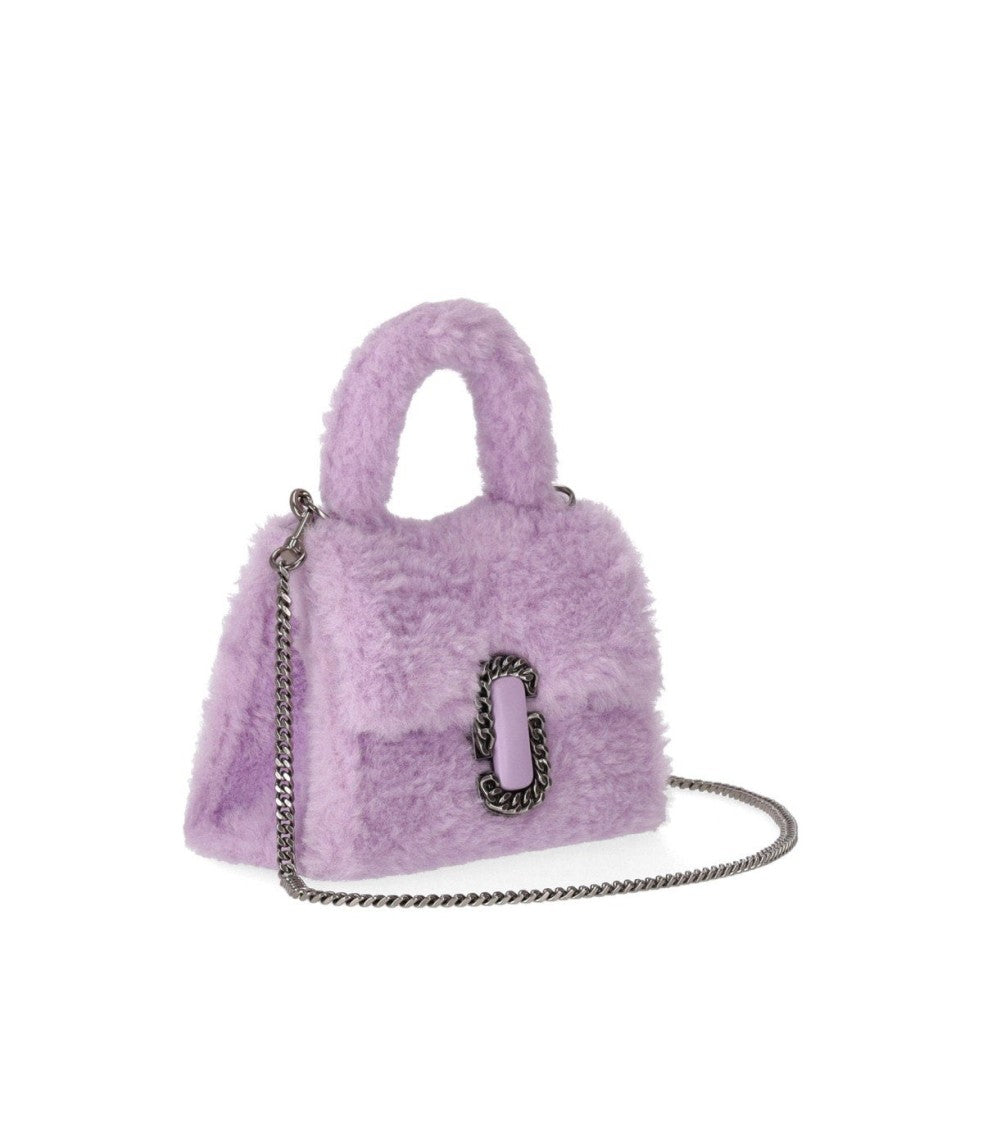 Marc Jacobs The Teddy St. Marc Mini Top Handle Lavender Bag