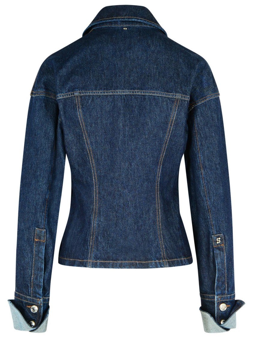 Sportmax Gange' Blue Denim Jacket
