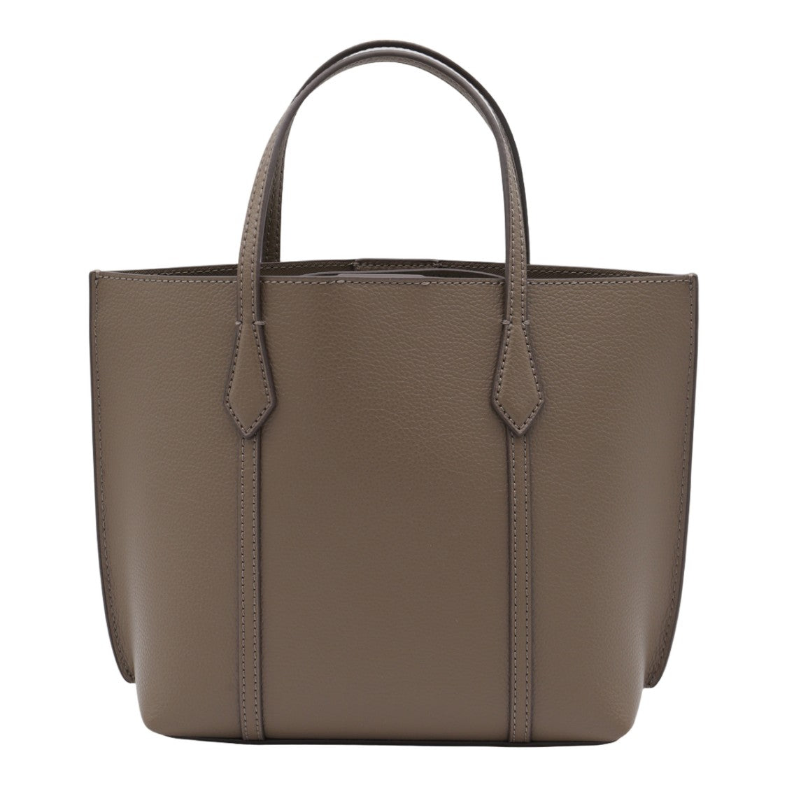 Tory Burch Structured Brown Tote Bag With Optional Strap