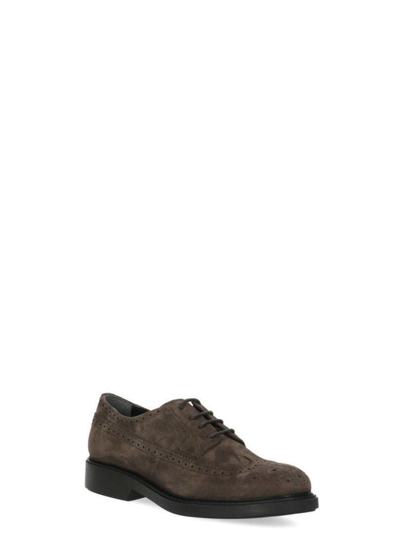 Hogan Brown Suede Brogues