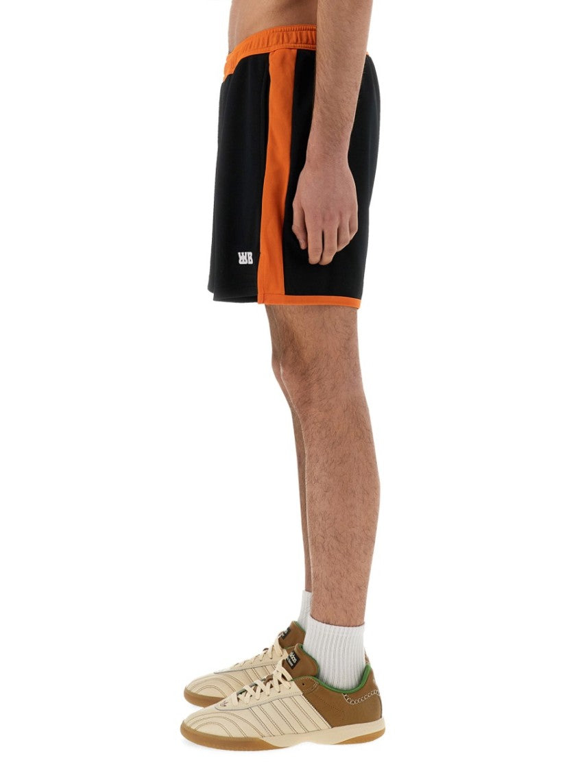 Wales Bonner Contrast Panel Jersey Shorts