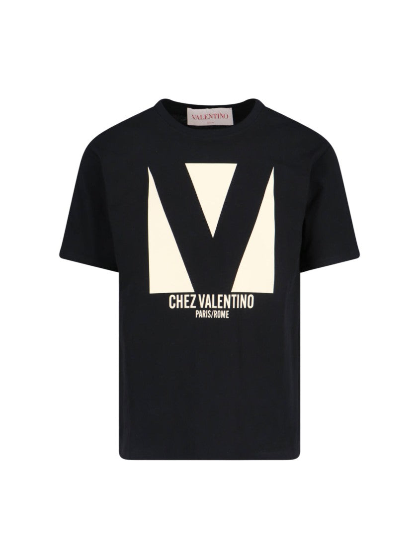 Valentino "Chez" T-Shirt – Black