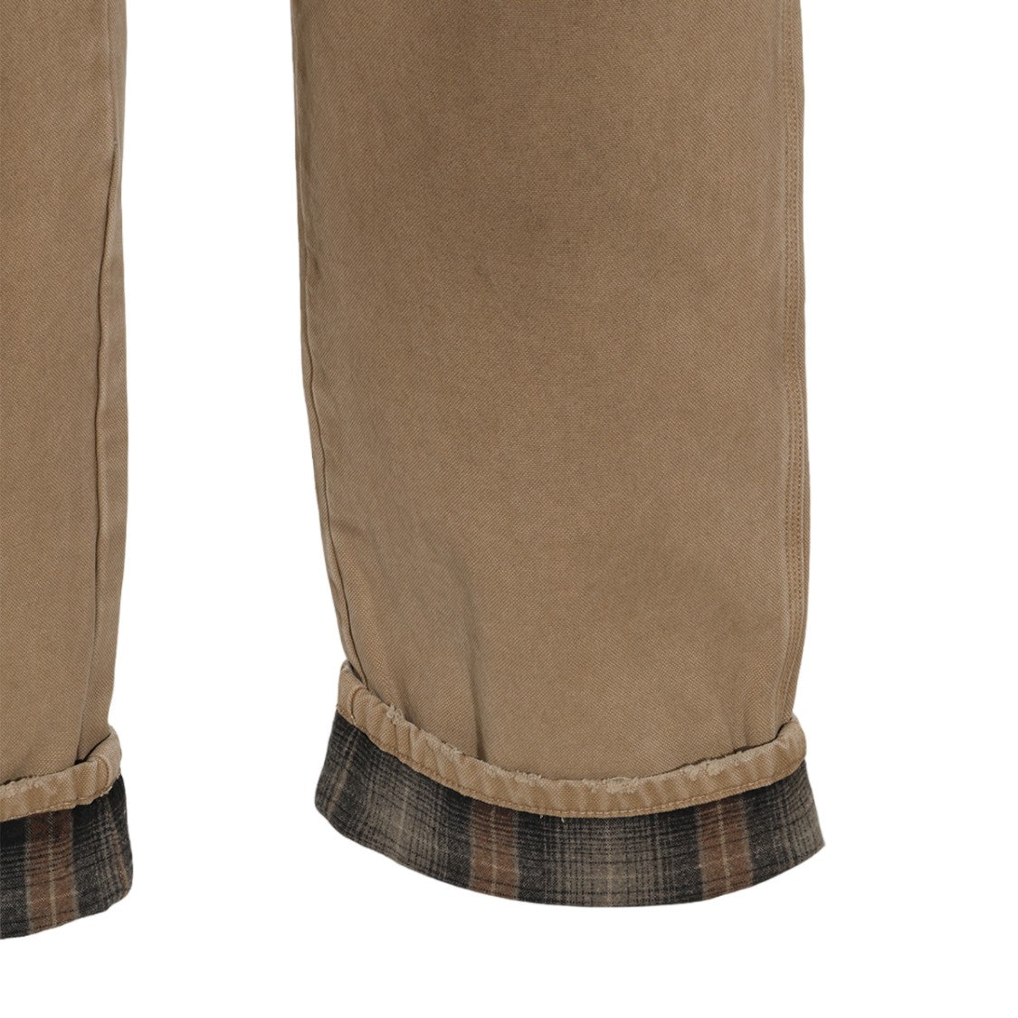 Golden Goose Straight-Leg Trousers With Gradient Design And Plaid Lining