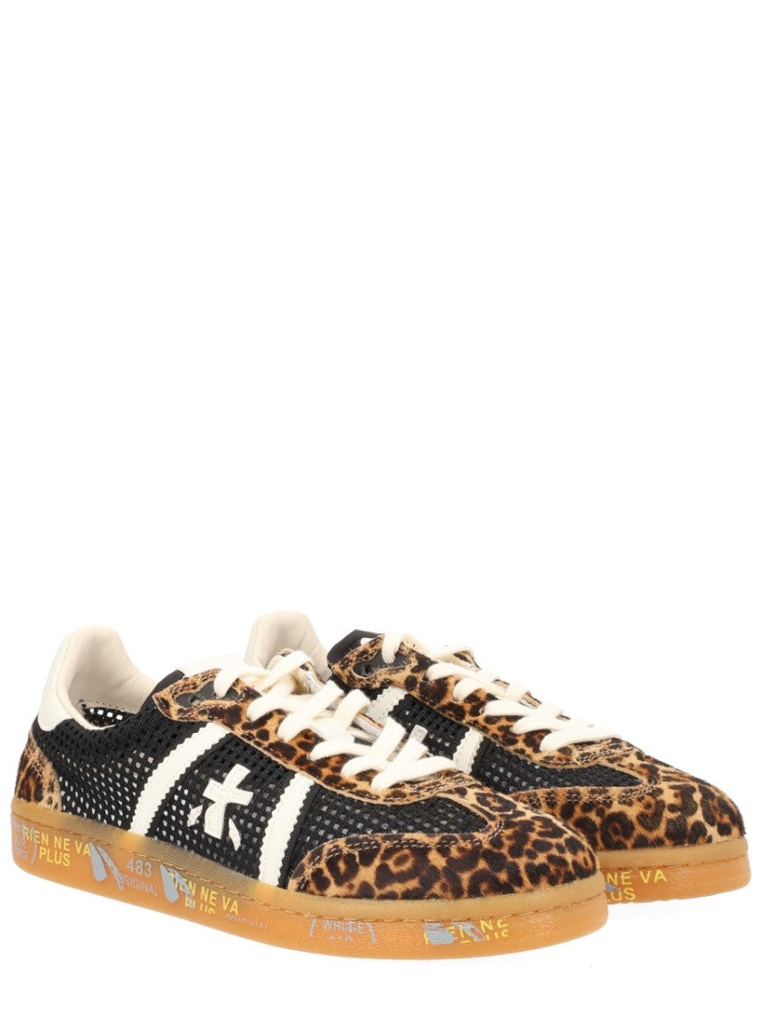 Premiata Bonnied 8200 Leopard Calf Sneakers