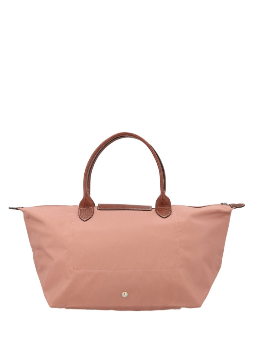 Longchamp Soft-Structured Large Tote Bag With Leather Accents