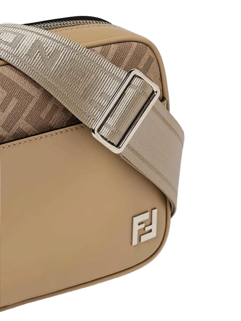 Fendi Rectangular Crossbody Bag With Signature Monogram Design