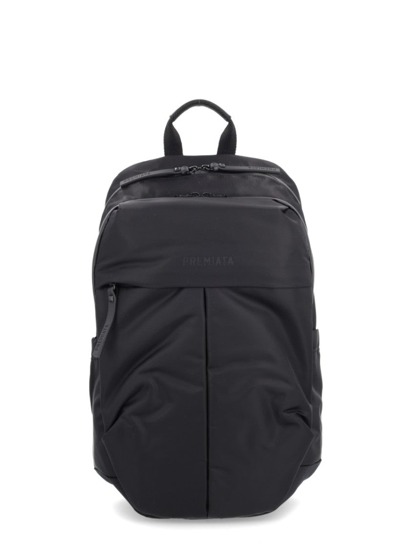 Premiata Structured Black Backpack