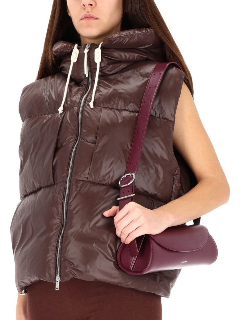 Jil Sander Glossy Quilted Sleeveless Padded Vest