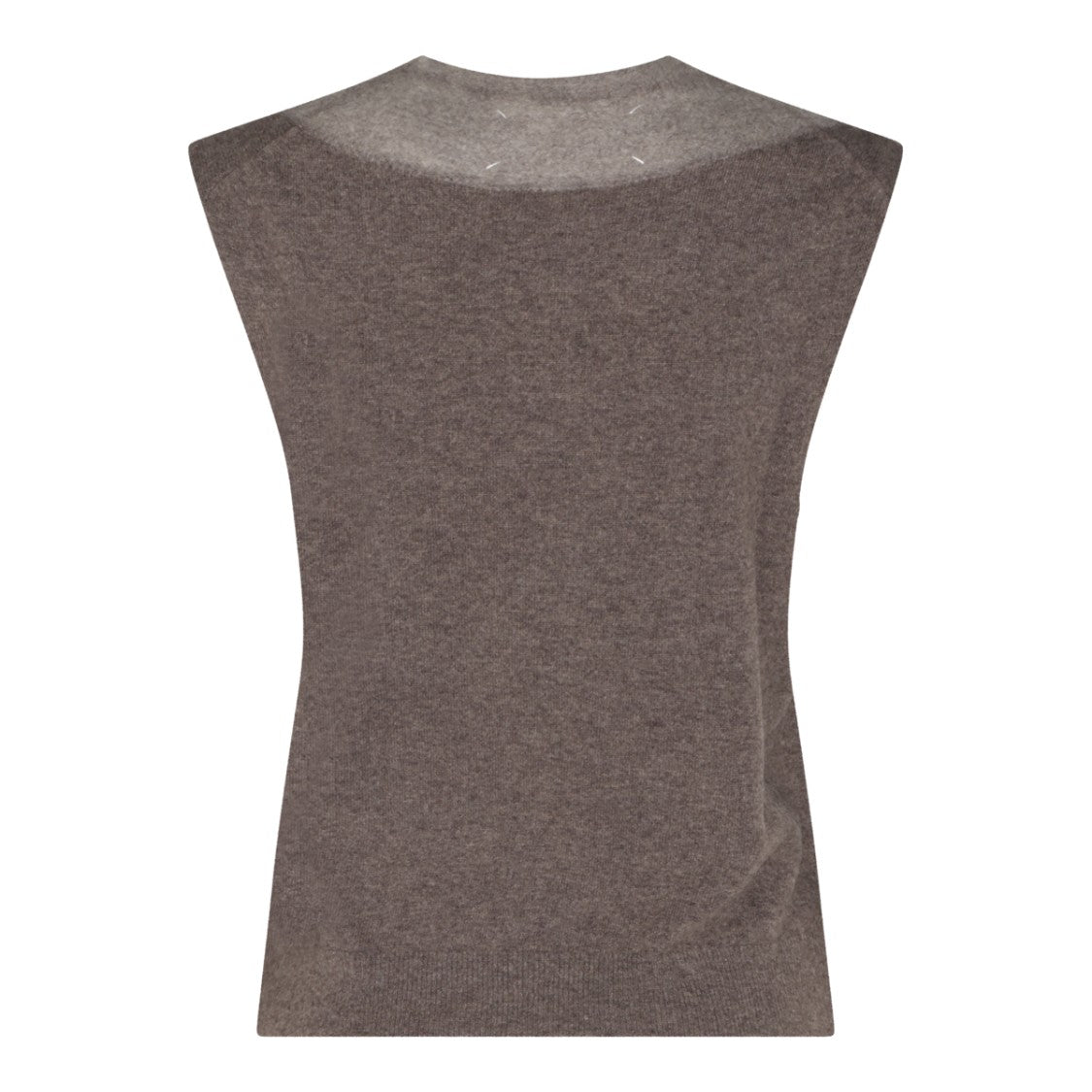 Maison Margiela Sleeveless Knit Sweater With Gradient Detail