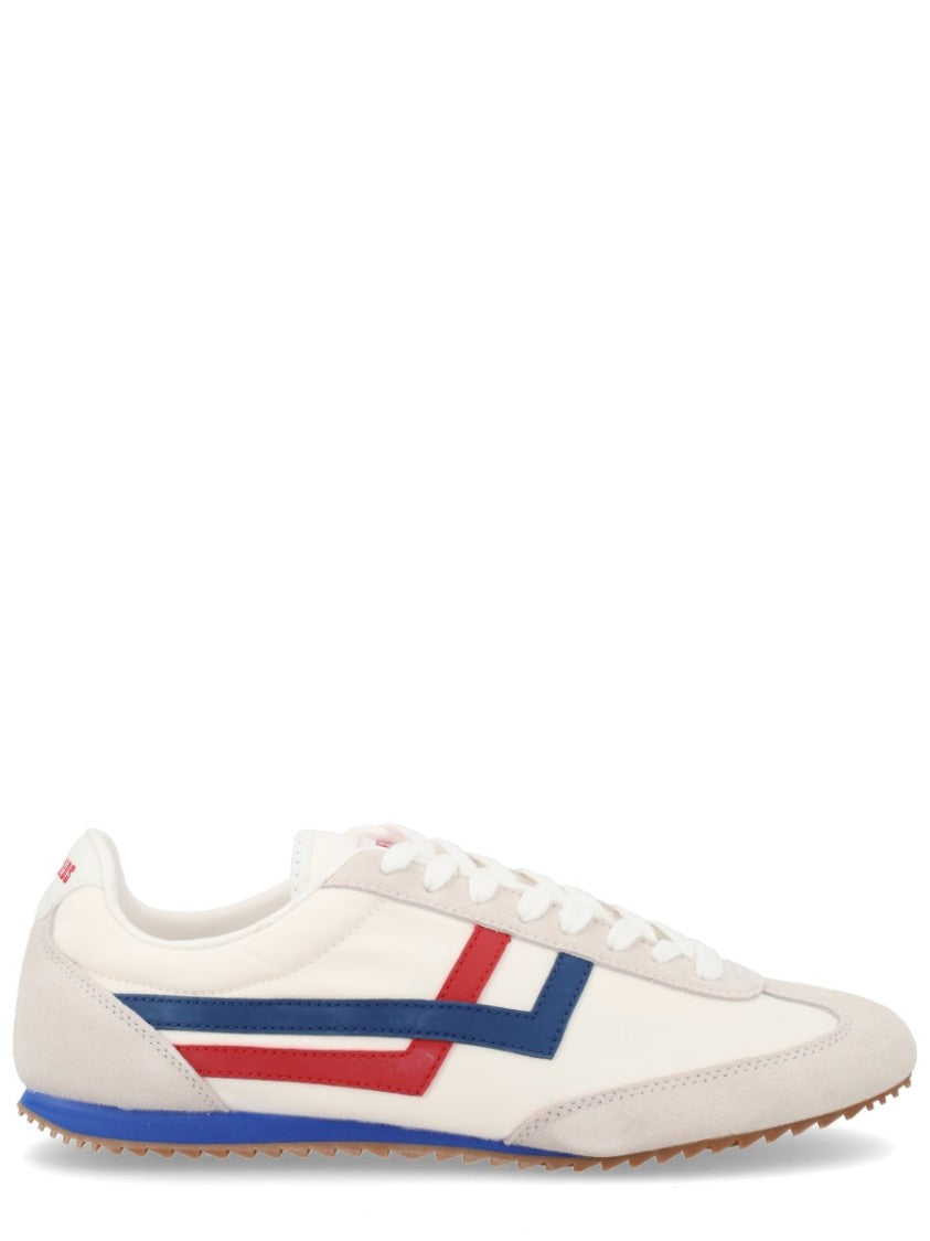 Pro-Keds White Reacer 77 Polyamide Suede Sneakers