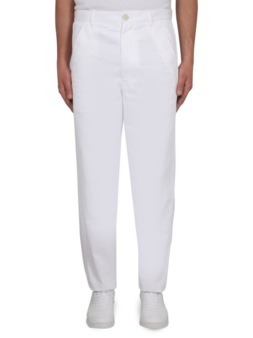 Comme Des Garçons White Chino Pants