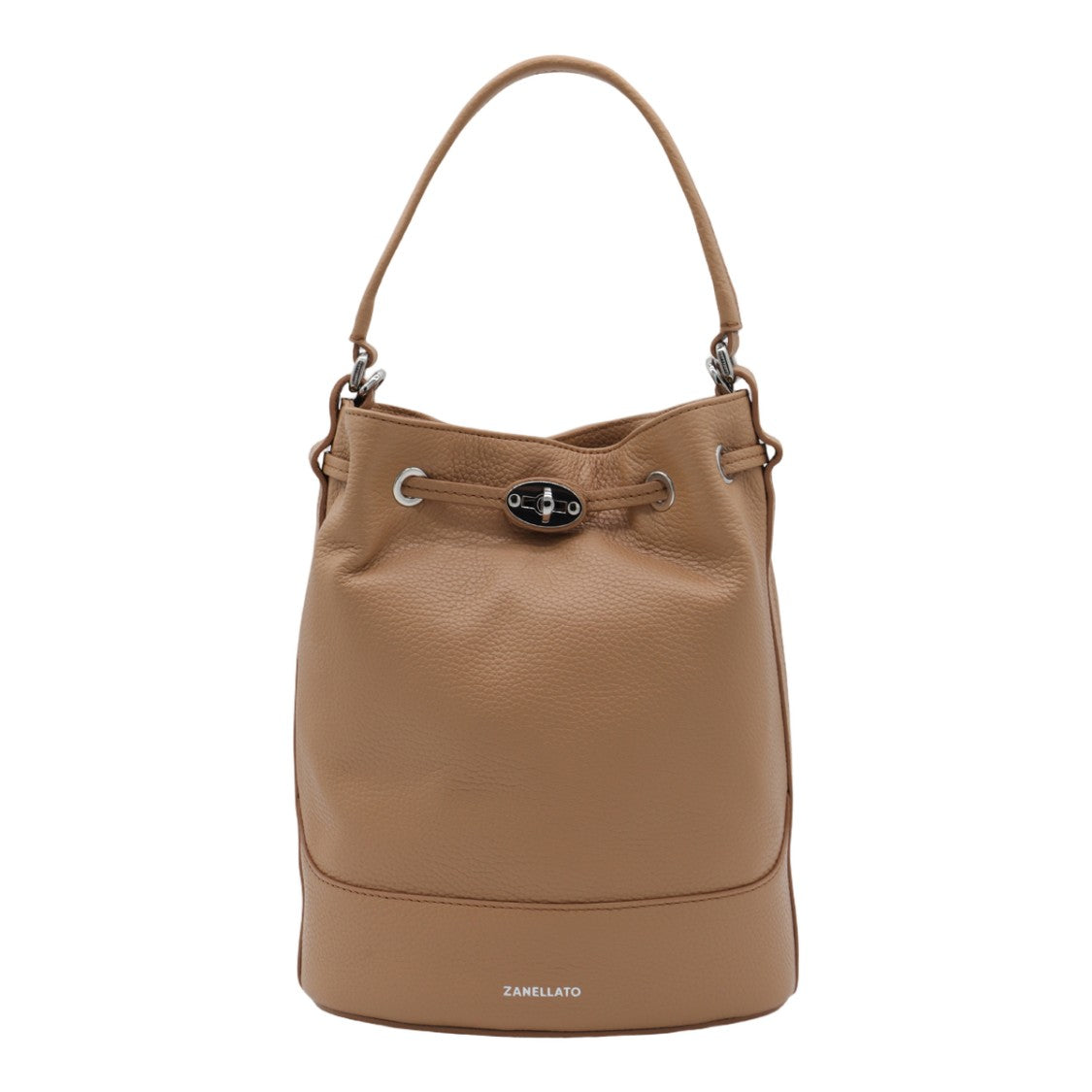 Zanellato Textured Leather Bucket Bag