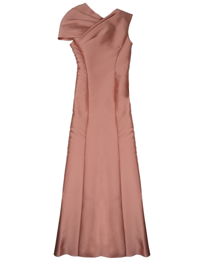 Alberta Ferretti "Mikado" Long Dress