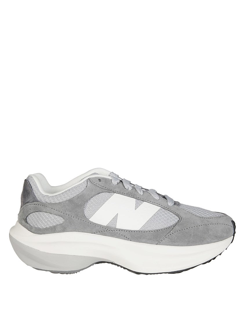 New Balance Chunky Sole Sneakers With Textured Leather