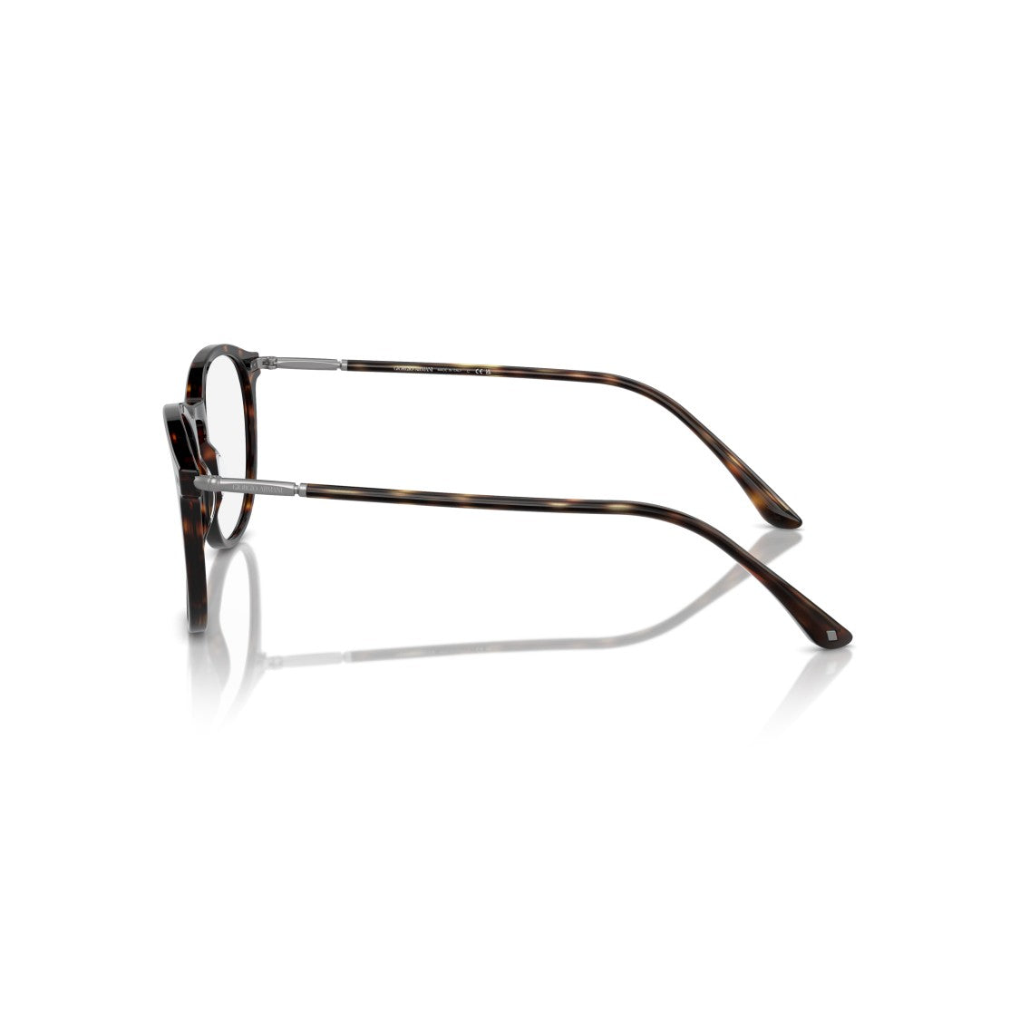 Giorgio Armani 0Ar7125 Tortoiseshell Pattern Acetate Eyeglasses With Slim Metal Accents