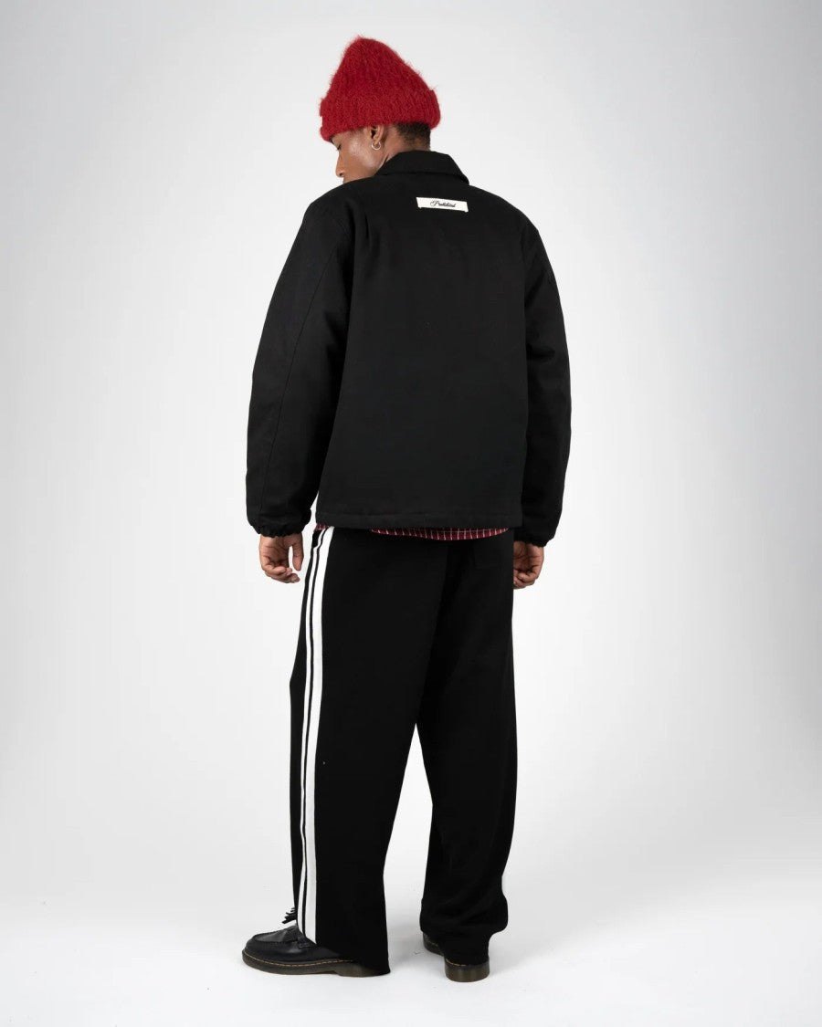 Prohibited Black Back In The Days Cotton Buckle Jacket