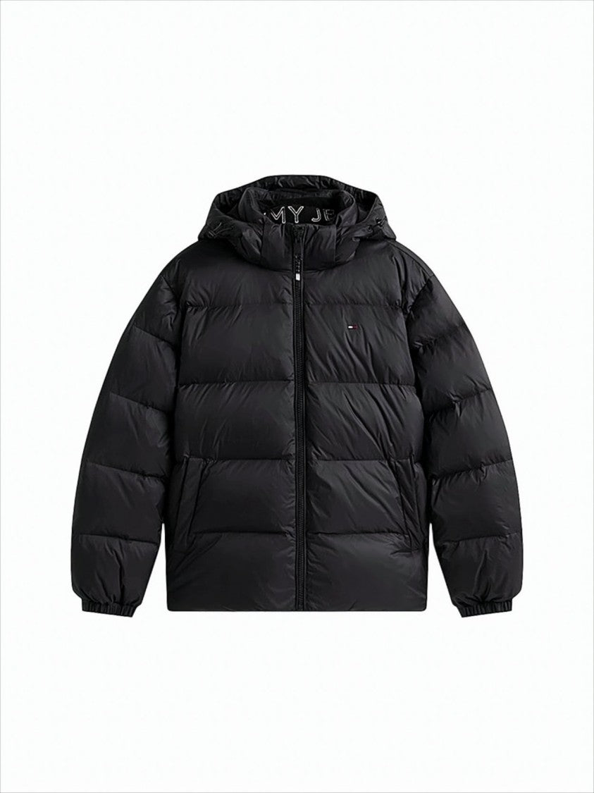 Tommy Jeans Water-Repellent Down Jacket With Removable Hood