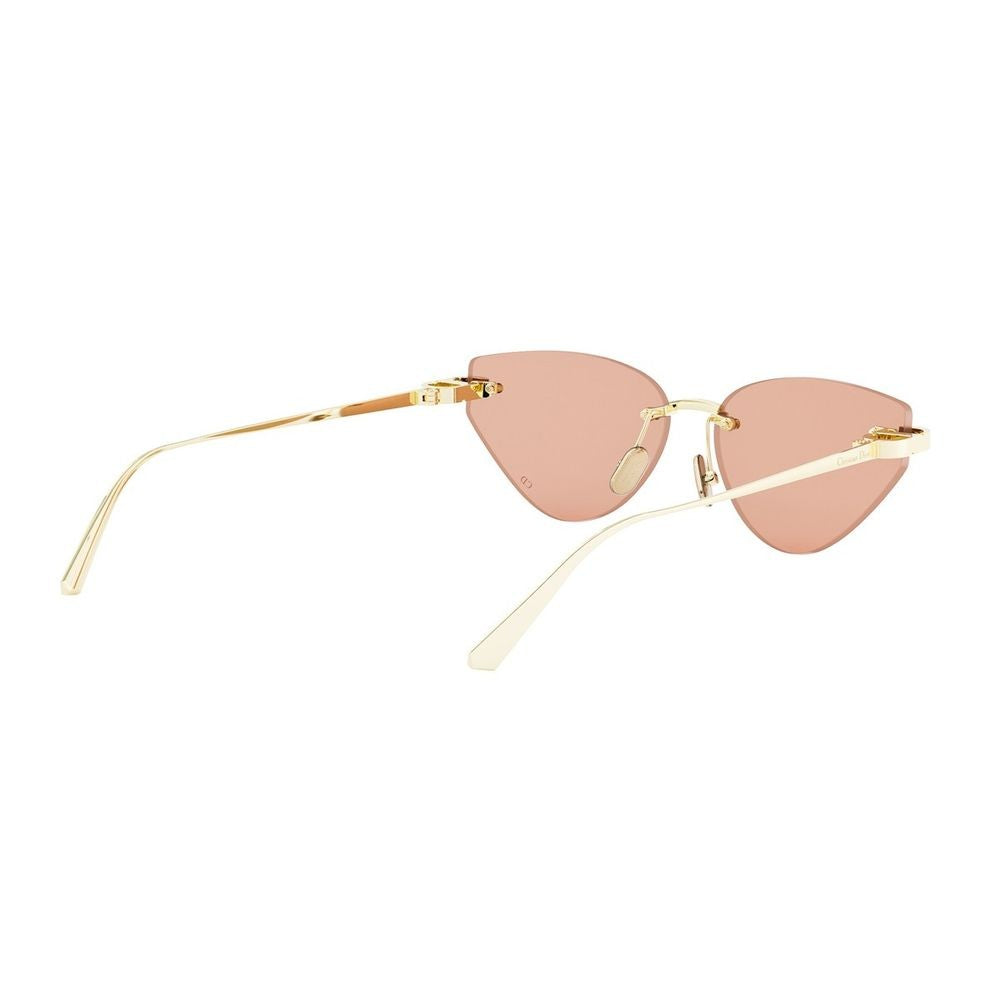 Dior C B5u Butterfly-Shape Gold-Tone Metal Cdior B5u Sunglasses