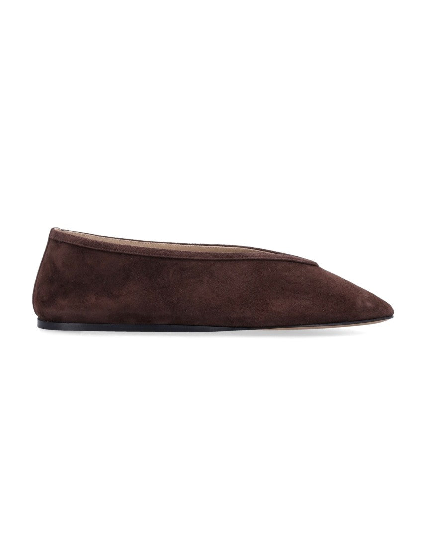 Le Monde Beryl Luna Chocolate Suede Slip On Shoes