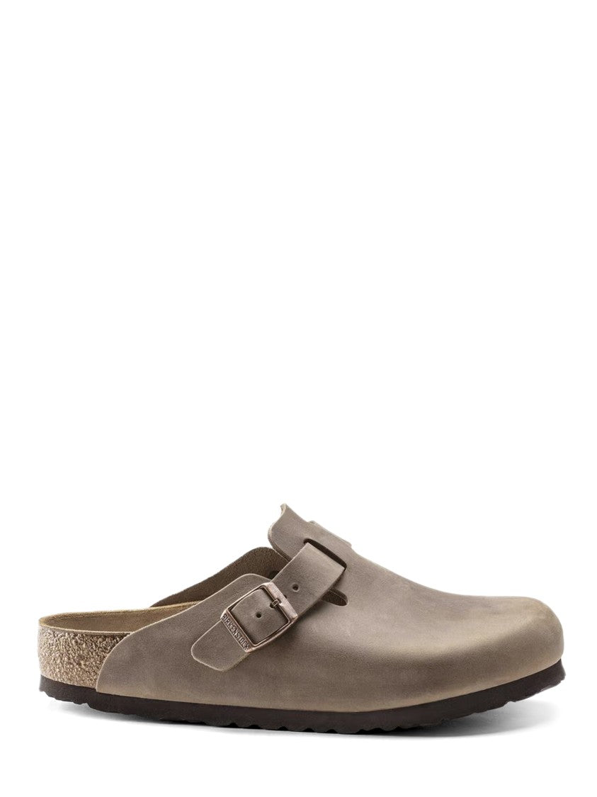 Birkenstock Classic Clog Sandals In Oiled Leather