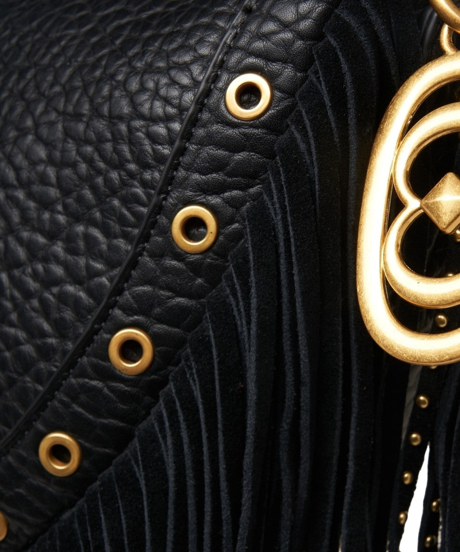 La Carrie Shoulder Bag With Fringes