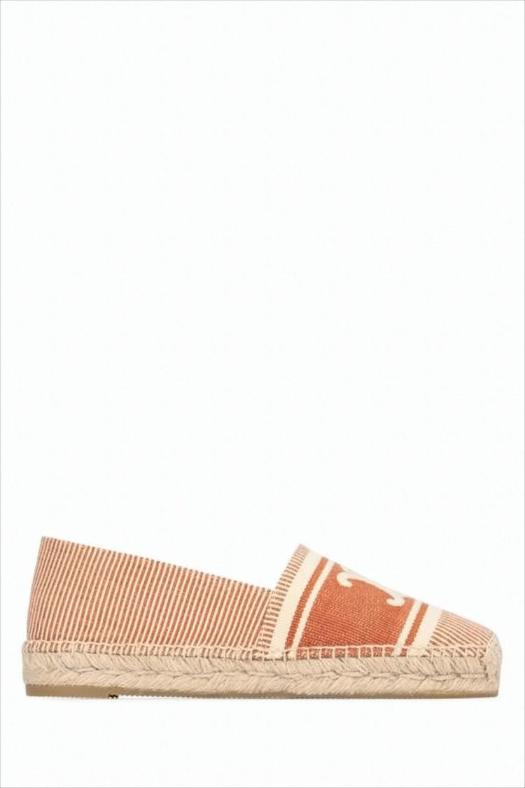 Celine Pointed-Toe Slip-On Mules With Woven Fabric Upper