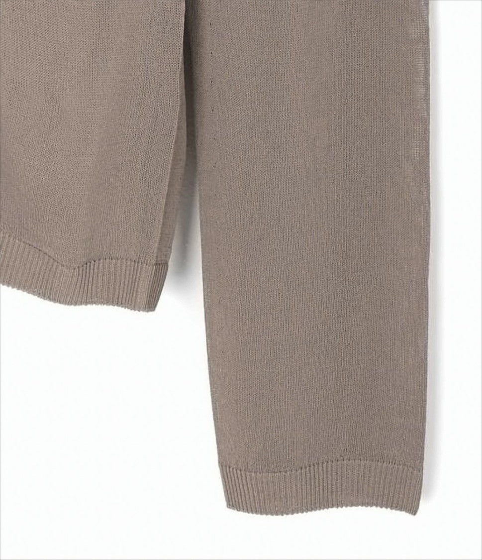 Max Mara Long-Sleeved Turtleneck Top With Ribbed Details