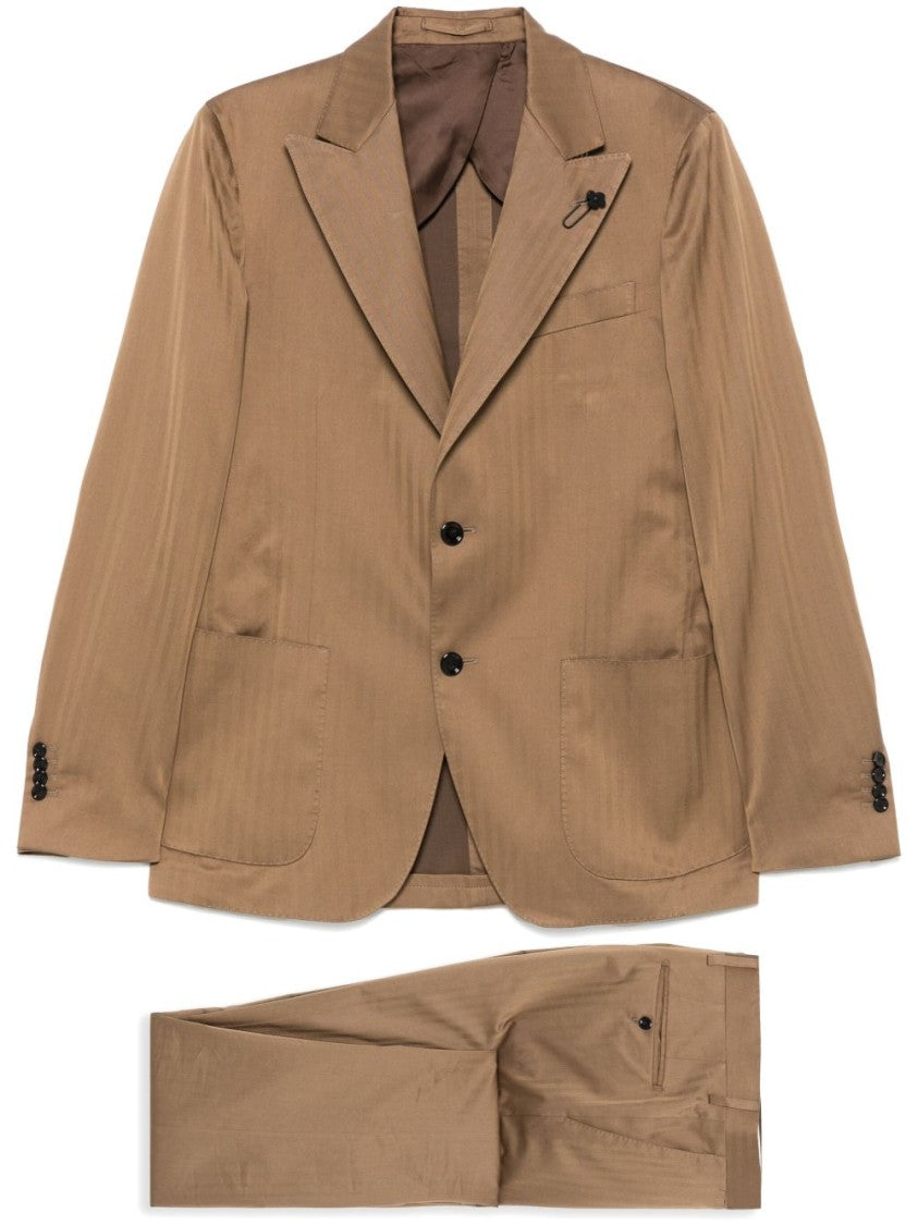 Lardini Tailored Cotton Dress With Subtle Detailing