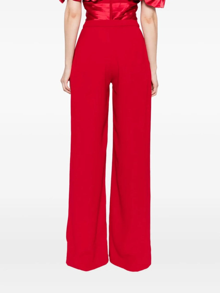 Saiid Kobeisy High-Waisted Straight-Cut Tailored Pants