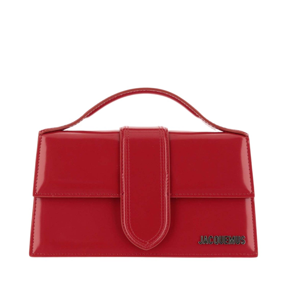 Jacquemus Red Leather Top Handle Bag