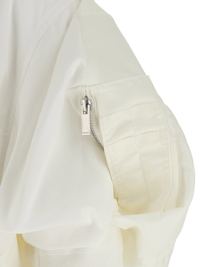 Sacai Bomber Sleeve Shirt