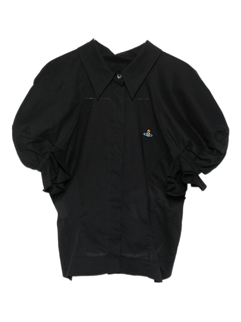 Vivienne Westwood Puff Sleeve Black Top