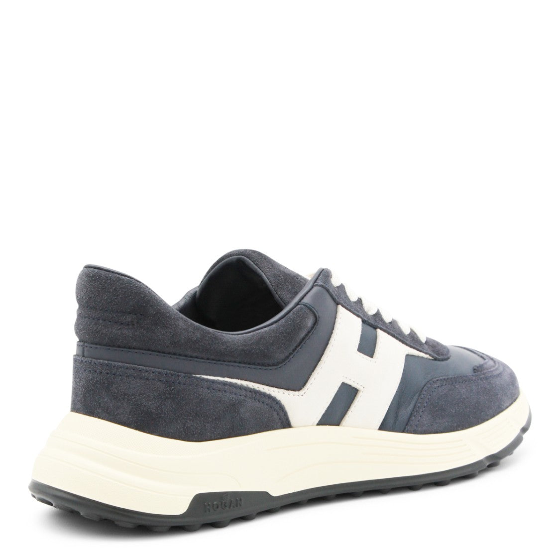 Hogan Navy Leather Sneakers