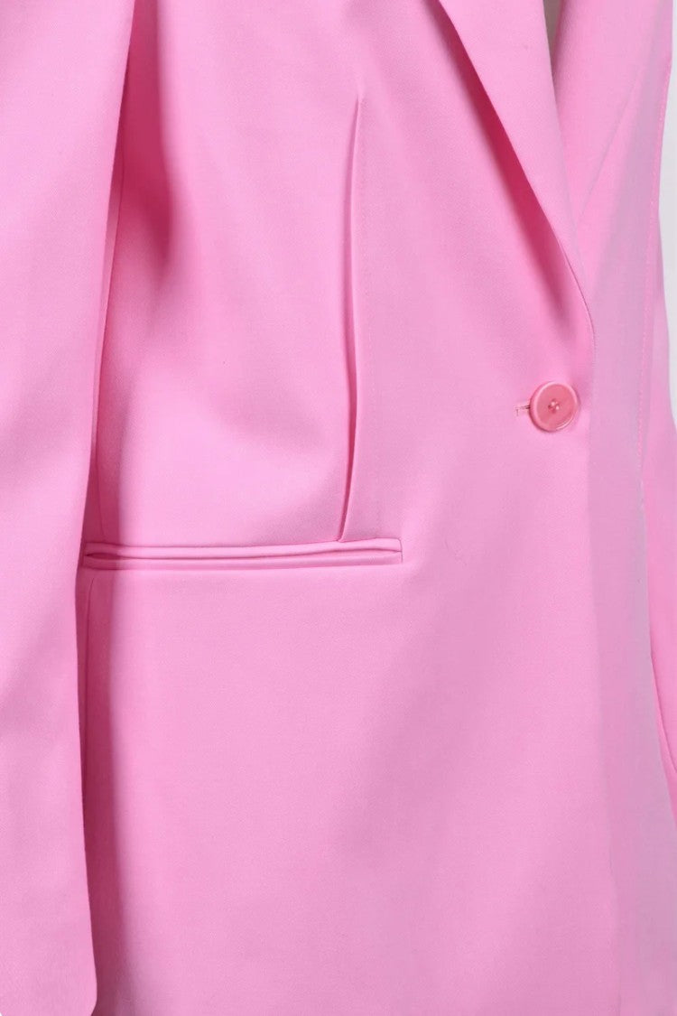 Patrizia Pepe Straight Jacket - Pink