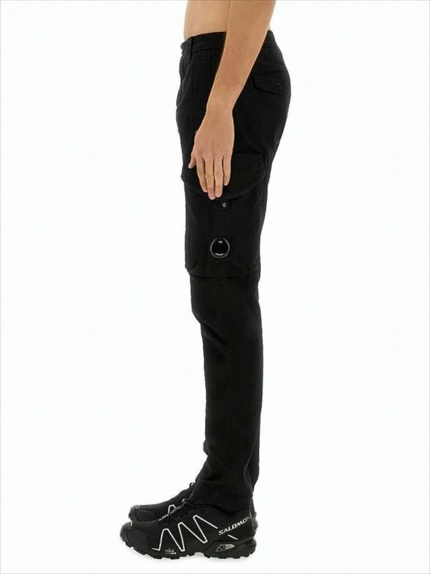 C.P. Company Straight Fit Cargo Pants With Minimal Detailing