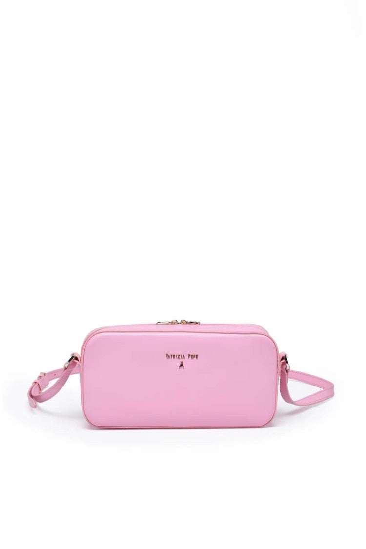 Patrizia Pepe Shoulder Bag Leather - Pink
