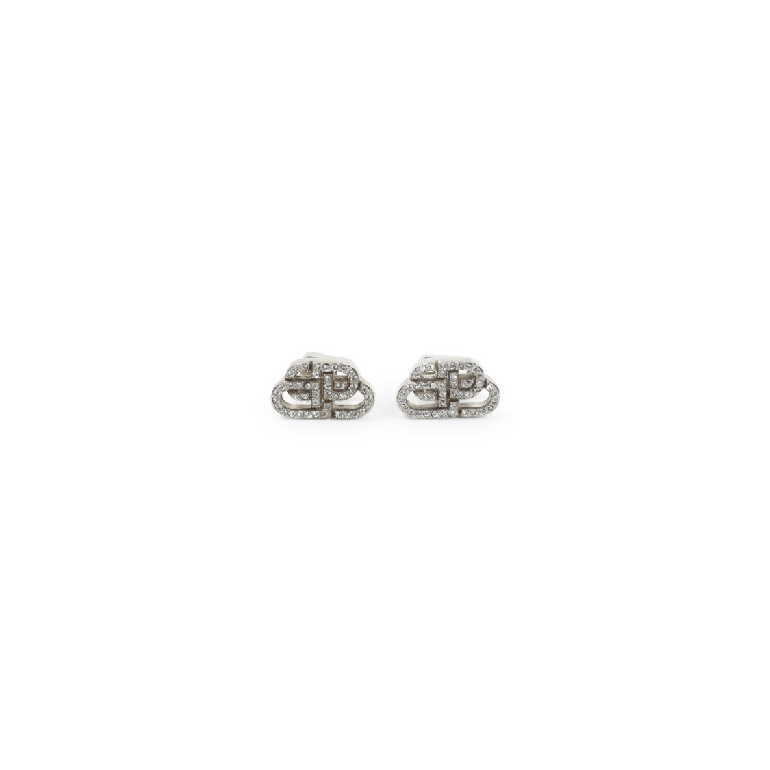 Balenciaga Brass And Strass Earrings
