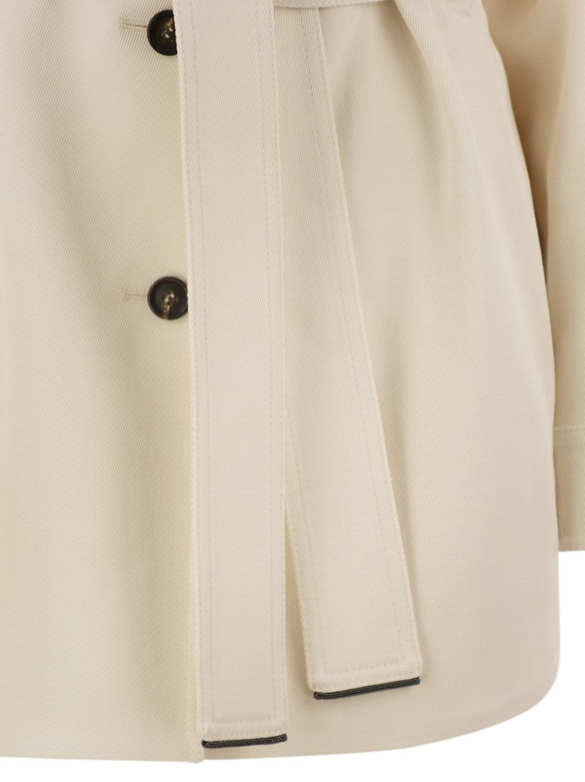 Brunello Cucinelli Viscose And Wool Safari Jacket