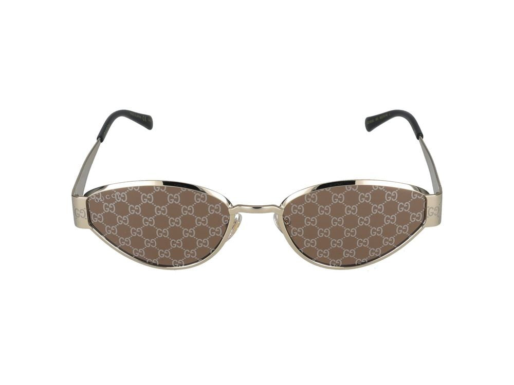 Gucci Sunglasses Gg1853s 003 Gold Gold Brown 55/19/145