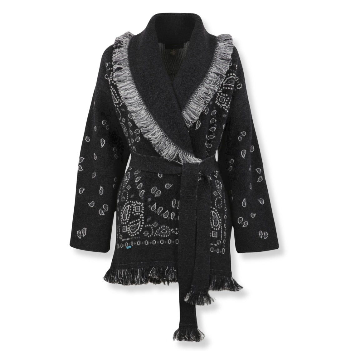 Alanui Jacquard Bandana Patterned Cardigan