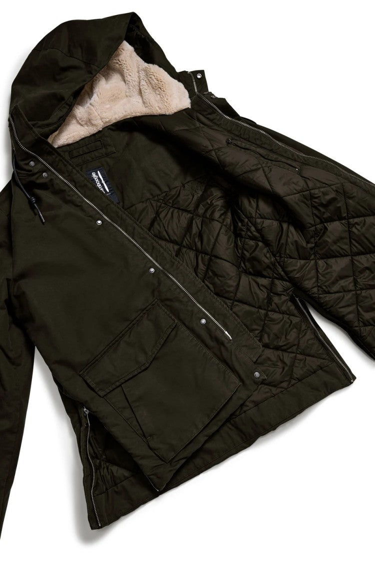 Bomboogie Functional Windbreaker With Removable Hood