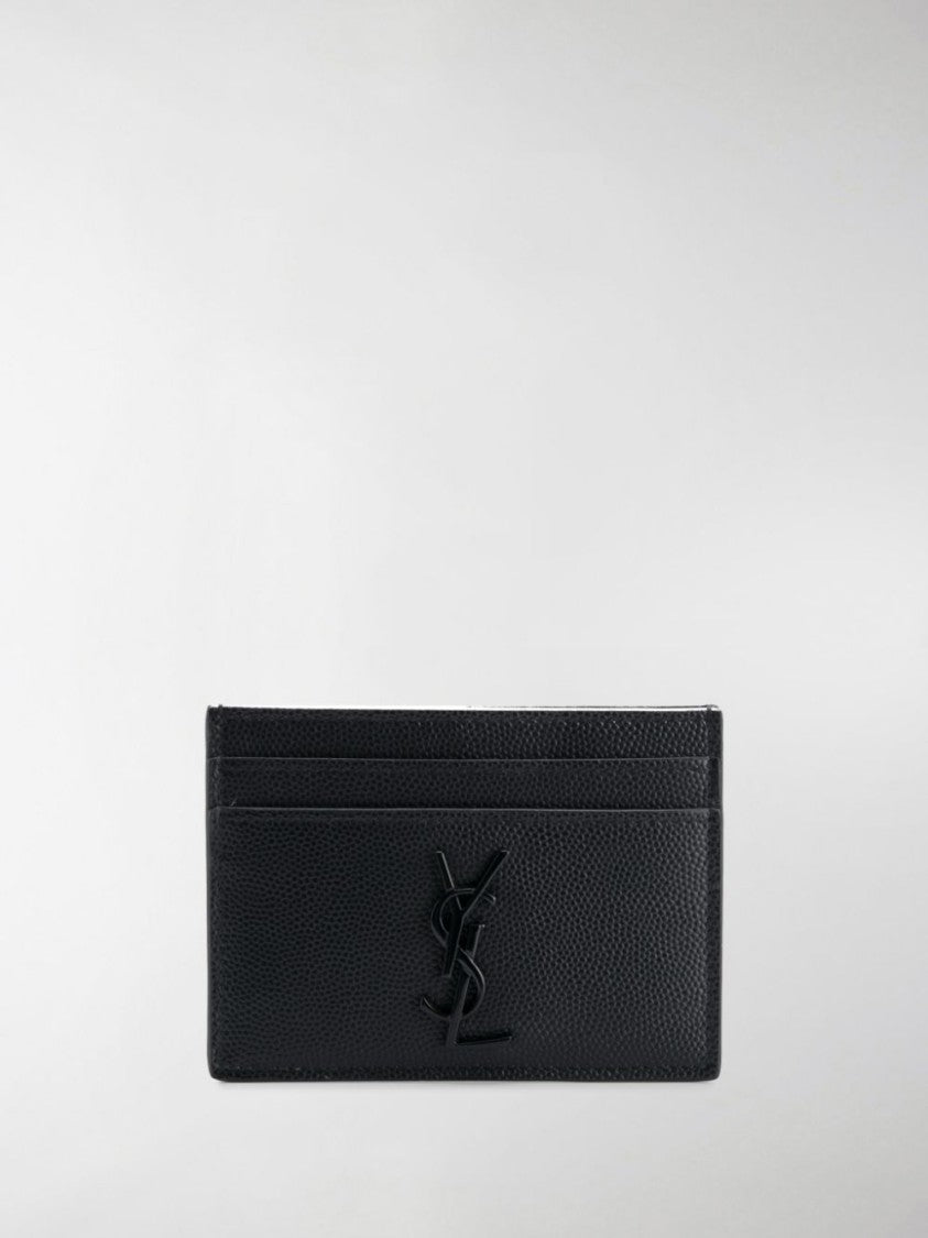 Saint Laurent Cassandre Cardholder With Interlocking Ysl Logo