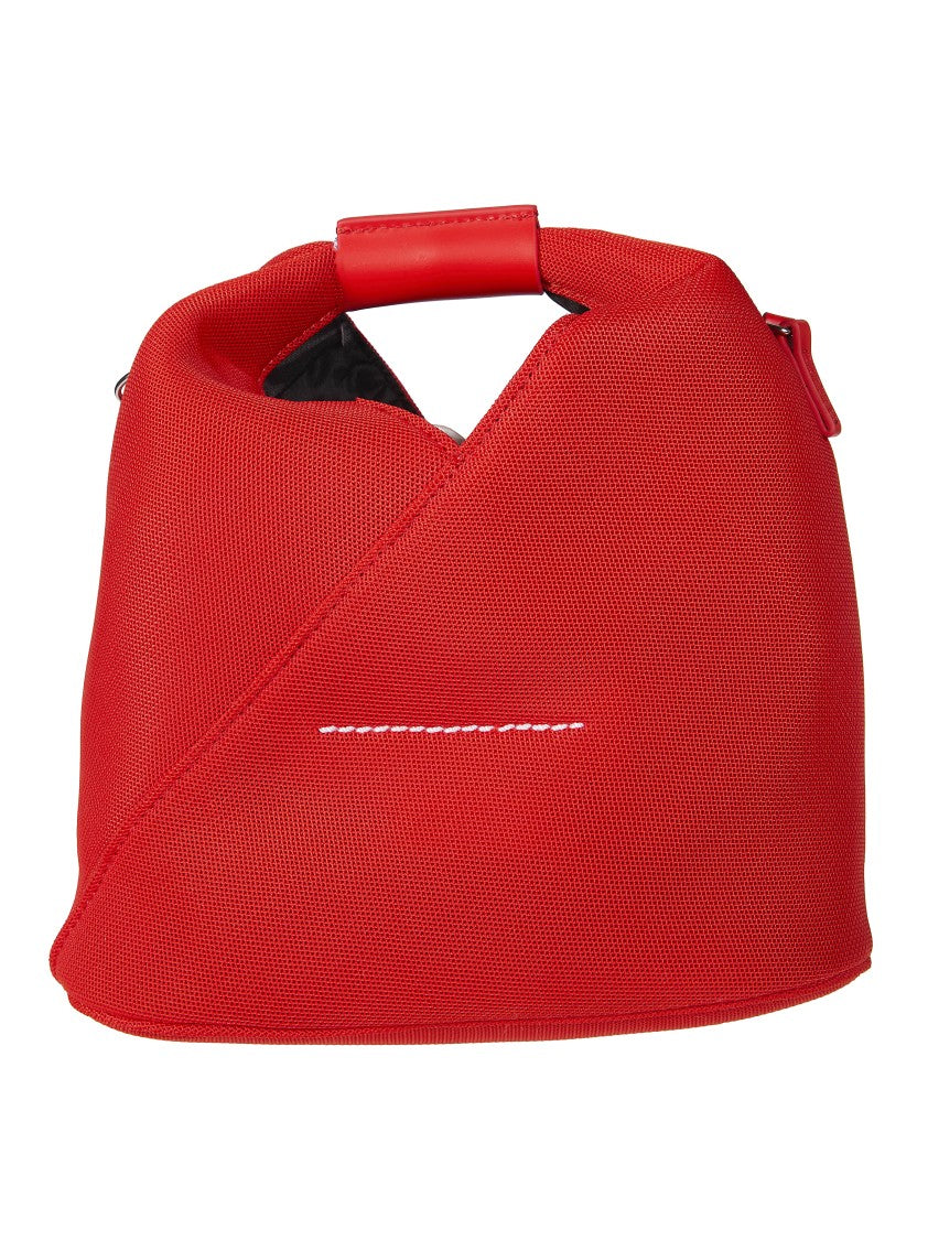 Mm6 By Maison Margiela Geometric Silhouette Textured Crossbody Bag
