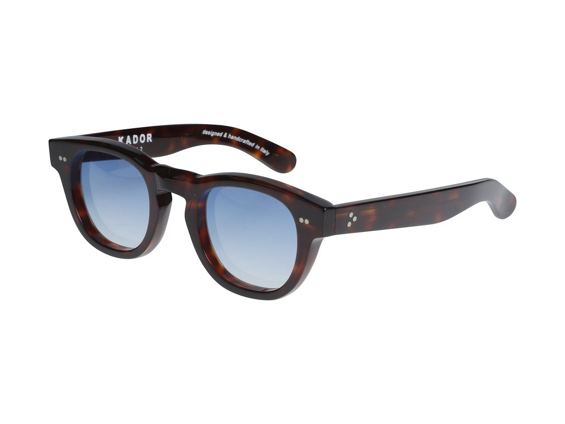 Kador Blue Kosmo/N Gradient Tortoiseshell Round Sunglasses