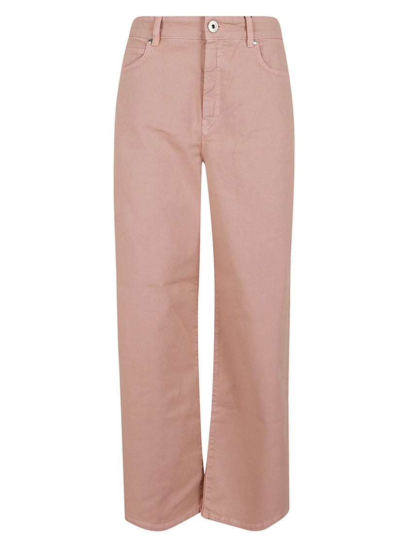 Max Mara Wide-Leg High-Rise Cotton-Blend Medina Jeans