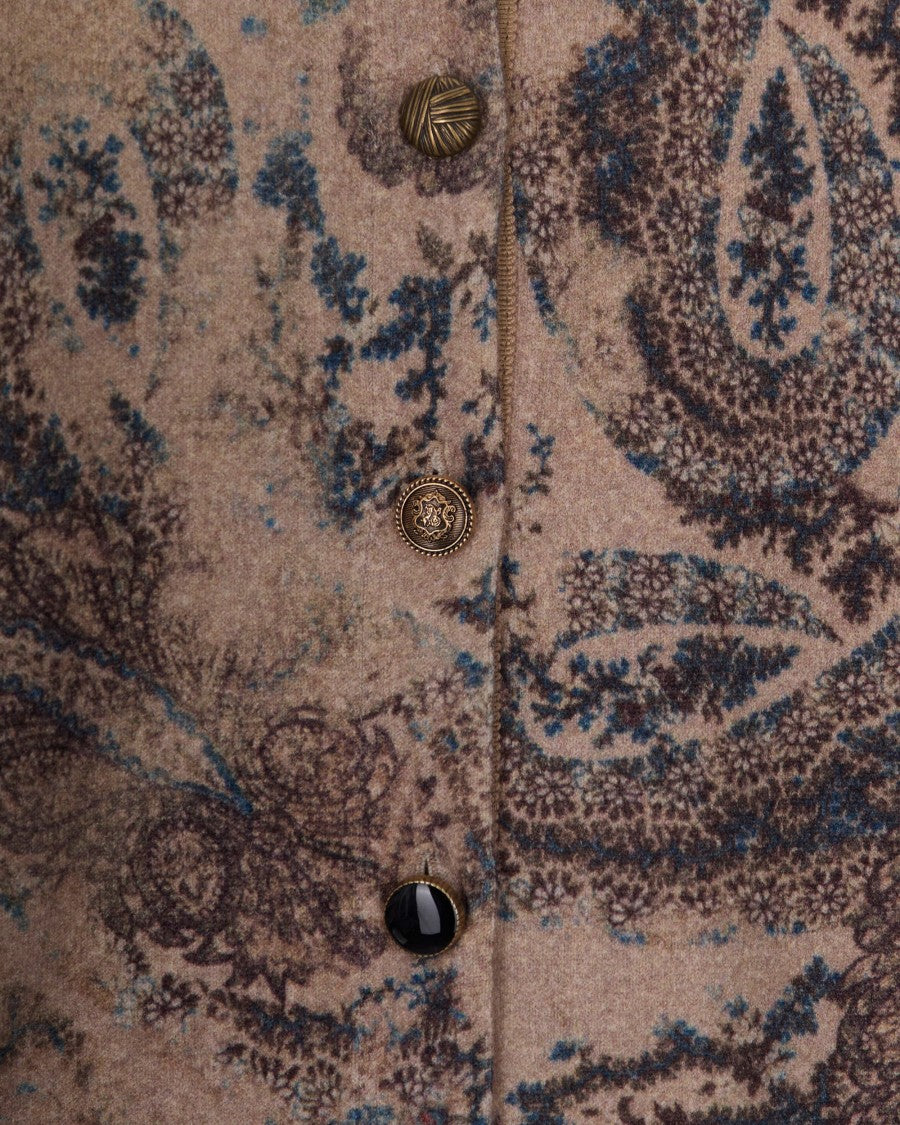Liu Jo Winter Cachemire Printed Viscose-Blend Cardigan
