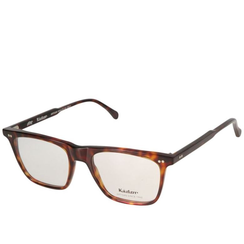 Kador Greg Rectangular Tortoiseshell Eyeglasses With Glossy Finish