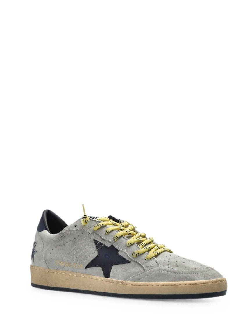Golden Goose Blue Suede Ballstar Sneakers